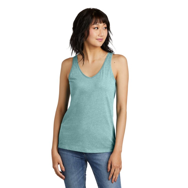 Women's Perfect Blend ® CVC V Neck Tank Thumbnail