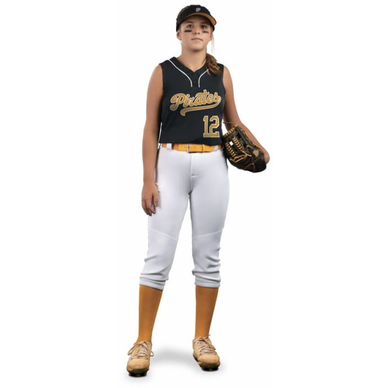 Ladies Flexstretch Softball Pant with Belt Loops Thumbnail