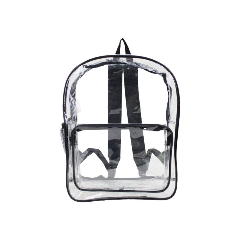 Large 17" Heavy Duty Clear Backpack Thumbnail