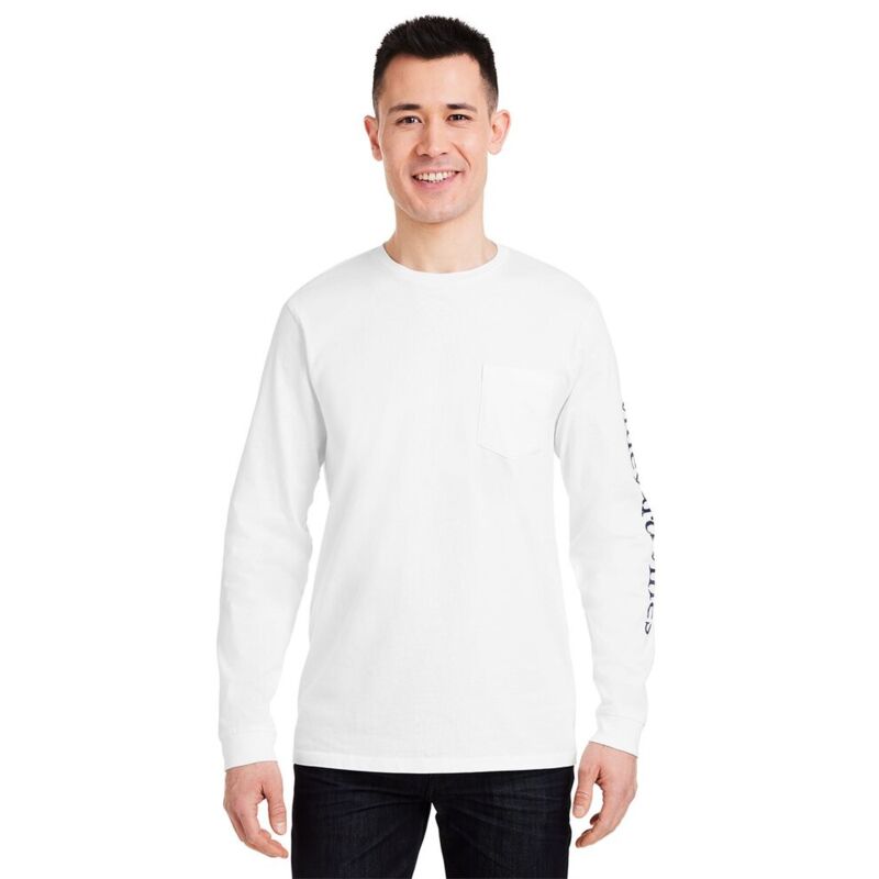 Unisex Long Sleeve Pocket T-Shirt Thumbnail