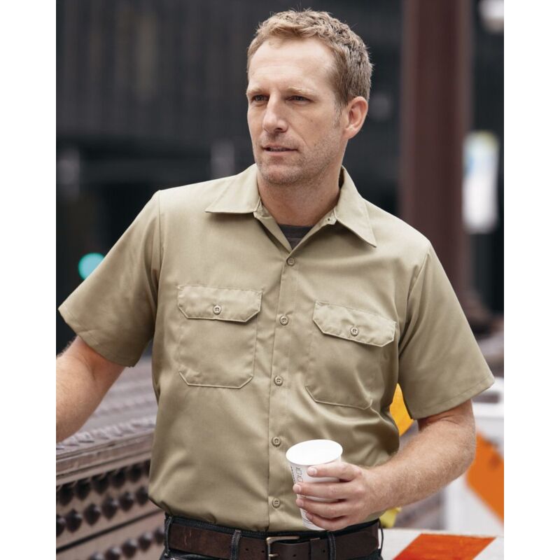 Men's Utility Short Sleeve Work Shirt Thumbnail