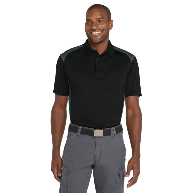 Select Snag Proof Two Way Colorblock Pocket Polo Thumbnail