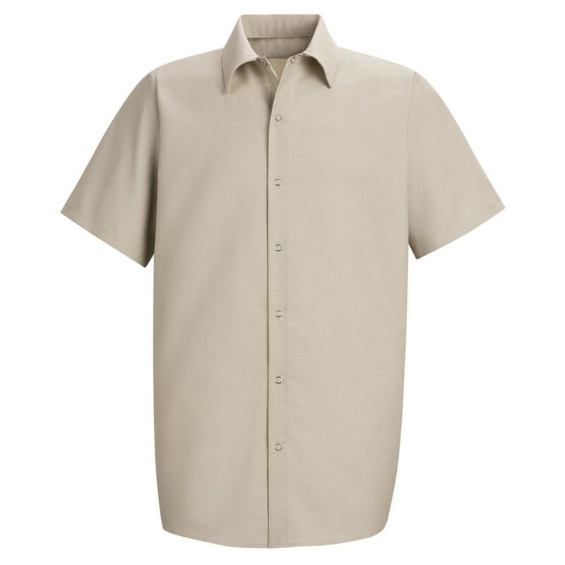 Men's Specialized Short Sleeve Pocketless Work Shirt Thumbnail