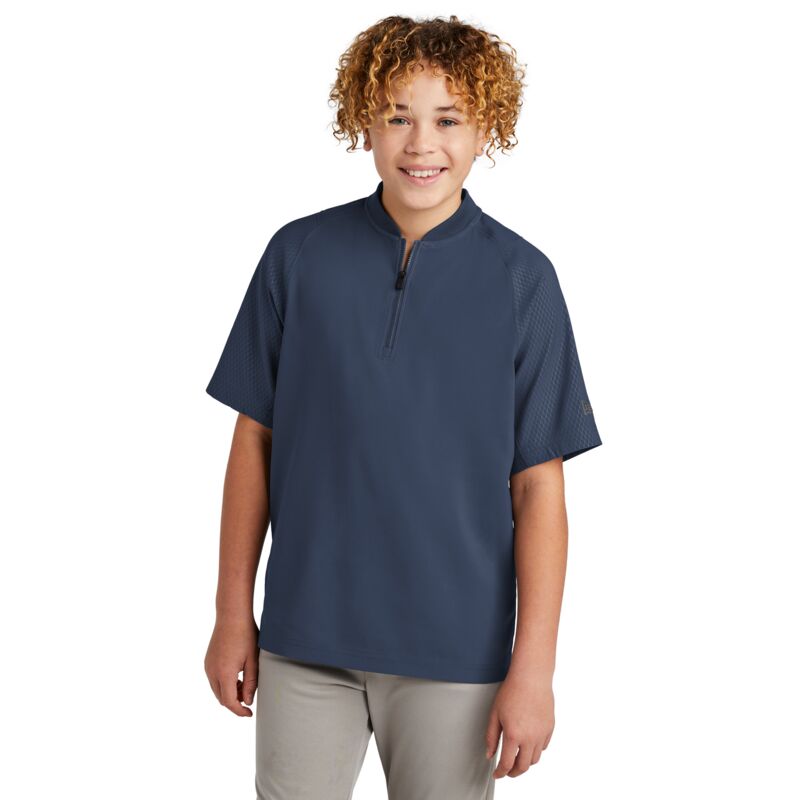 Youth Cage Short Sleeve 1/4 Zip Jacket Thumbnail