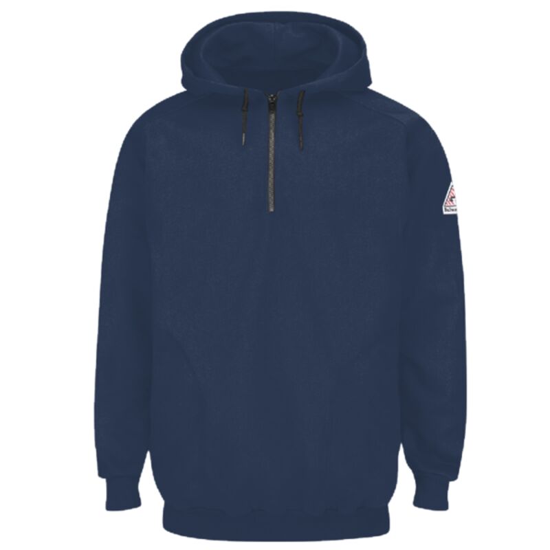 Men's Flame Resistant Quarter-Zip Hooded Sweatshirt Thumbnail
