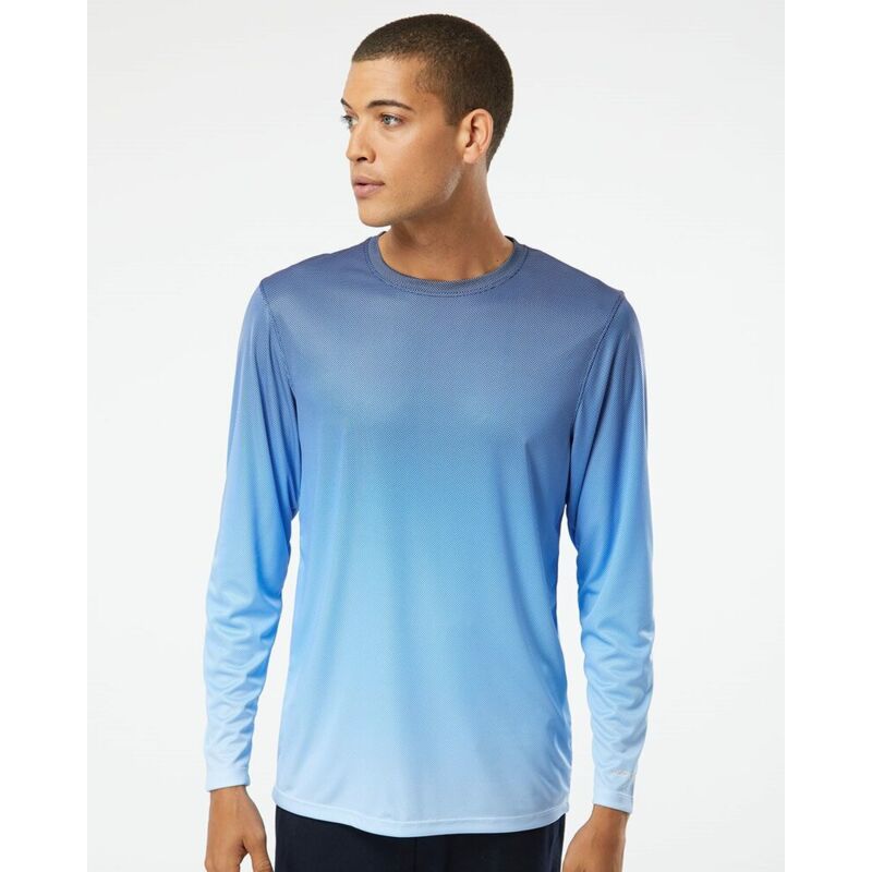 Barbados Performance Pin Dot Long Sleeve T-Shirt Thumbnail