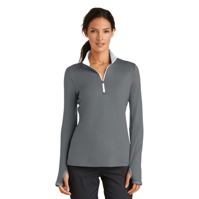 Ladies Dri FIT Stretch 1/2 Zip Cover Up Thumbnail