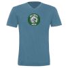 Unisex Triblend Short Sleeve V-Neck Tee Thumbnail