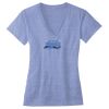 Women's Triblend Deep V-neck Tee Thumbnail