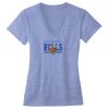 Women's Triblend Deep V-neck Tee Thumbnail