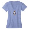 Women's Triblend Deep V-neck Tee Thumbnail