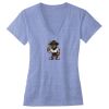 Women's Triblend Deep V-neck Tee Thumbnail