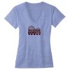 Women's Triblend Deep V-neck Tee Thumbnail