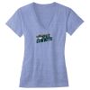 Women's Triblend Deep V-neck Tee Thumbnail