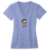 Women's Triblend Deep V-neck Tee Thumbnail