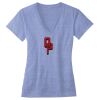 Women's Triblend Deep V-neck Tee Thumbnail