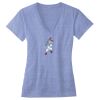 Women's Triblend Deep V-neck Tee Thumbnail